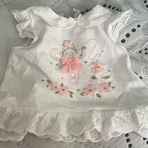 White and Pink Fairy Kids Dress